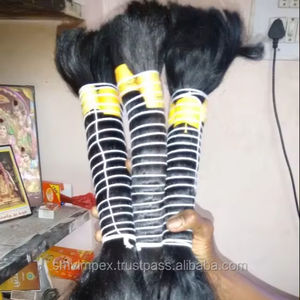 Cheveux naturels en vrac non traités, chevelure naturelle du sud de l'inde - Product Image 3