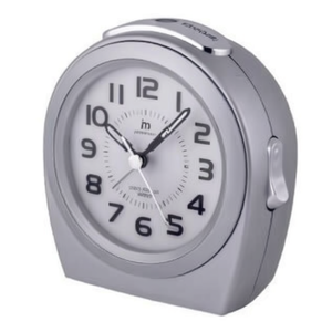 Justaminute <b>Alarm</b> Clock Analog Silver Ja7021s With Snooze Function - Product Image 1