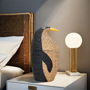NOUVEAU PRODUIT! Tienphong vente en gros 2025 jacinthe d'eau tissée à la main Pierre pingouin panier de rangement pour le stockage des vêtements - Product Image 5