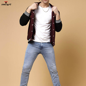 Latest High Quality Long Sleeves Winter Wear <b>Smart</b> Stylish College Bomber <b>Jacket</b> Canvas 100% Cotton Windproof Breathable Unisex - Product Image 4