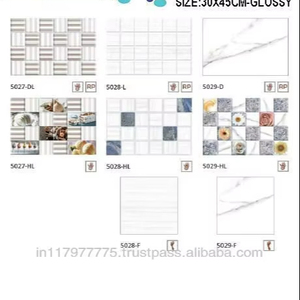 Carreaux de mur de plancher vitrés par porcelaine rustique du matériel 30*45mm avec le prix concurrentiel - Product Image 1