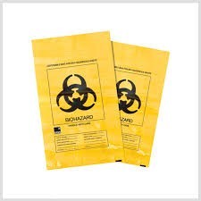 กระเป๋าผ้ากระสอบด้านข้างทำจาก HDPE และ LDPE ถุงขยะสำหรับโรงพยาบาล - Product Image 2