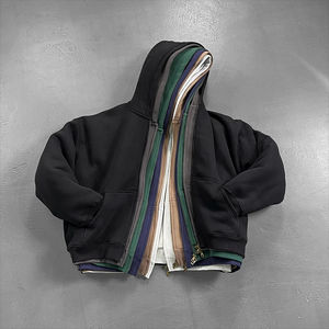 Sweat-shirt à capuche unisexe de style nouveau, coupe régulière, chaud pour l'hiver, respirant, en coton, col à capuche, logo sur le devant, taille plus, sport - Product Image 3