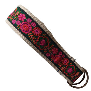 Cinturones de tejido Jacquard tejidos de piel de vaca de grano completo con anillo en D doble Unisex a la moda - Product Image 1