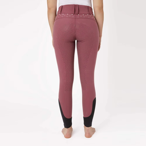 Custom <b>Equestrian</b> Breeches High Waist Wear-resistant 4-way Stretch Quick-dry Riding <b>Leggings</b> For Women Horse Riding Tights - Product Image 2