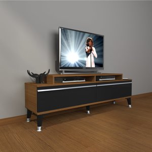 Decoraktiv Ekoflex 4 Mdf argento unità TV Stand - Product Image 1