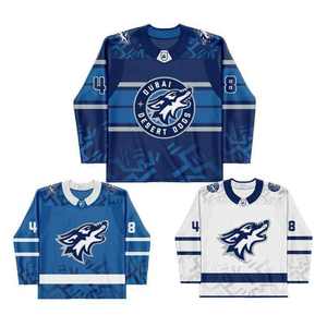 Maillot de hockey sur glace personnalisé Atlanta HC Waffle Squad Buck's Head, uniforme d'équipe professionnel sublimé, nom et numéro personnalisés - Product Image 6