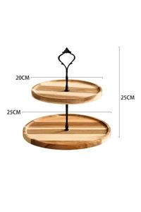 Moderno Soporte para Tartas de Metal de 3 Niveles, Ecológico, Hecho a Mano, Organizador Rústico para Exhibición de Postres, Decoración para Mesa de Cocina, Bodas y Fiestas de Té - Product Image 4