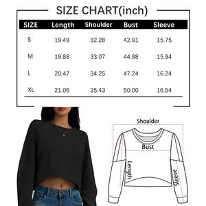 Sudaderas personalizables de cuello redondo de algodón para mujer Jersey suave transpirable Ajuste regular Manga larga Invierno Impreso Servicio OEM - Product Image 6