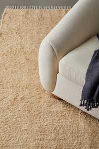 Tapis plat réversible en coton tissé solide avec dos en latex pour la maison, les voyages et le camping - Product Image 2