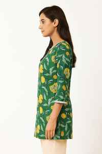 Kurti Corto Informal y Transpirable para Mujer en 100% Algodón - Product Image 3