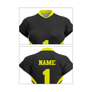 Camiseta de voleibol con logotipo personalizado de alta calidad hecha en fábrica para mujer, uniforme de voleibol de último diseño OEM - Product Image 6