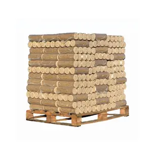 Kualitas Terbaik kayu keras briket kayu briket, untuk Boiler konten abu rendah kualitas tinggi pembakar biomassa briket alami