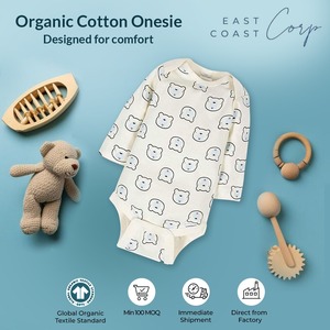 Mono suave de algodón para bebé, perfecto para días más frescos y comodidad durante todo el día - Product Image 1