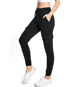 <b>Fleece</b> Jogging Pants for <b>Women</b> Fitted Cargo Sweat Pant <b>Joggers</b> Wholesale <b>Women</b> Loose Fit Cotton <b>Joggers</b> Pants with Pocket - Product Image 3