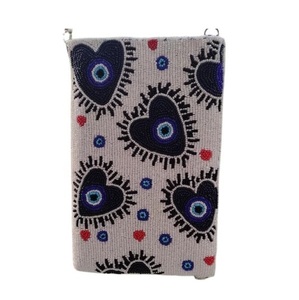 Bolsos de mano de lujo personalizados de utilidad India hechos a mano para mujer, bolsos de mensajero bohemios para mujer, bolsos de mano de noche con cuentas para mujer - Product Image 4