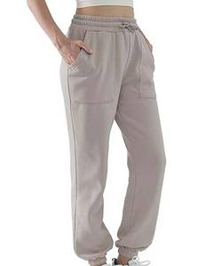 Ladies Sweatpants <b>Women</b> Oversize Jogging Wear 100% Cotton Fleece Loose Fit Wide Leg Pants <b>Women</b> Fitness Wear <b>Trouser</b> 2025 - Product Image 1