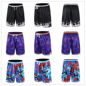 Pantalones cortos de baloncesto para hombre, pantalones deportivos de malla con bolsillos para correr, gimnasio, entrenamiento, pantalones cortos de baloncesto deportivos de secado rápido - Product Image 6