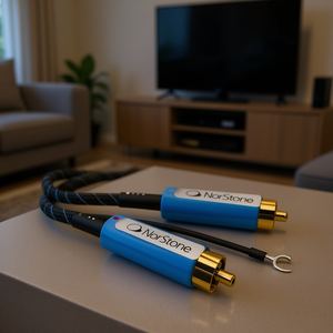 Cable de Audio y Video RCA SKYE 150 Negro y Azul de 1.5m - Product Image 3