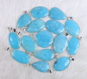 Colgante de hemimorfita azul de alta calidad, venta al por mayor, colgante Chapado en plata, colección de colgantes, joyería de plata, collar con abalorio - Product Image 2