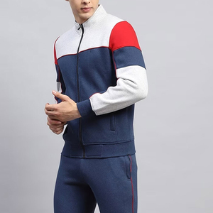 Survêtements à manches longues à double panneau pour hommes Vêtements de sport de haute qualité Jogging Running Wear Ensemble de 2 pièces Hoodie & Sweatpants pour hommes - Product Image 2