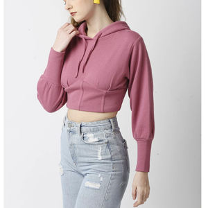 Sudadera Corta Minimalista para Mujer |   Sudadera Suave con Cierre |   Top Moderno de Estilo Urbano - Product Image 5