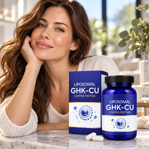 Gélules liposomales de GHK-Cu (peptide de cuivre) à marque privée OEM, 120 unités, pour la santé de la peau et des cheveux, supplément personnalisé avec logo - Product Image 4
