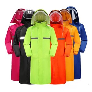 TOP vente hommes filles imperméable coupe-vent respirant léger combinaison de pluie vêtements de travail d'hiver durables manteau de sécurité haute visibilité pour - Product Image 6