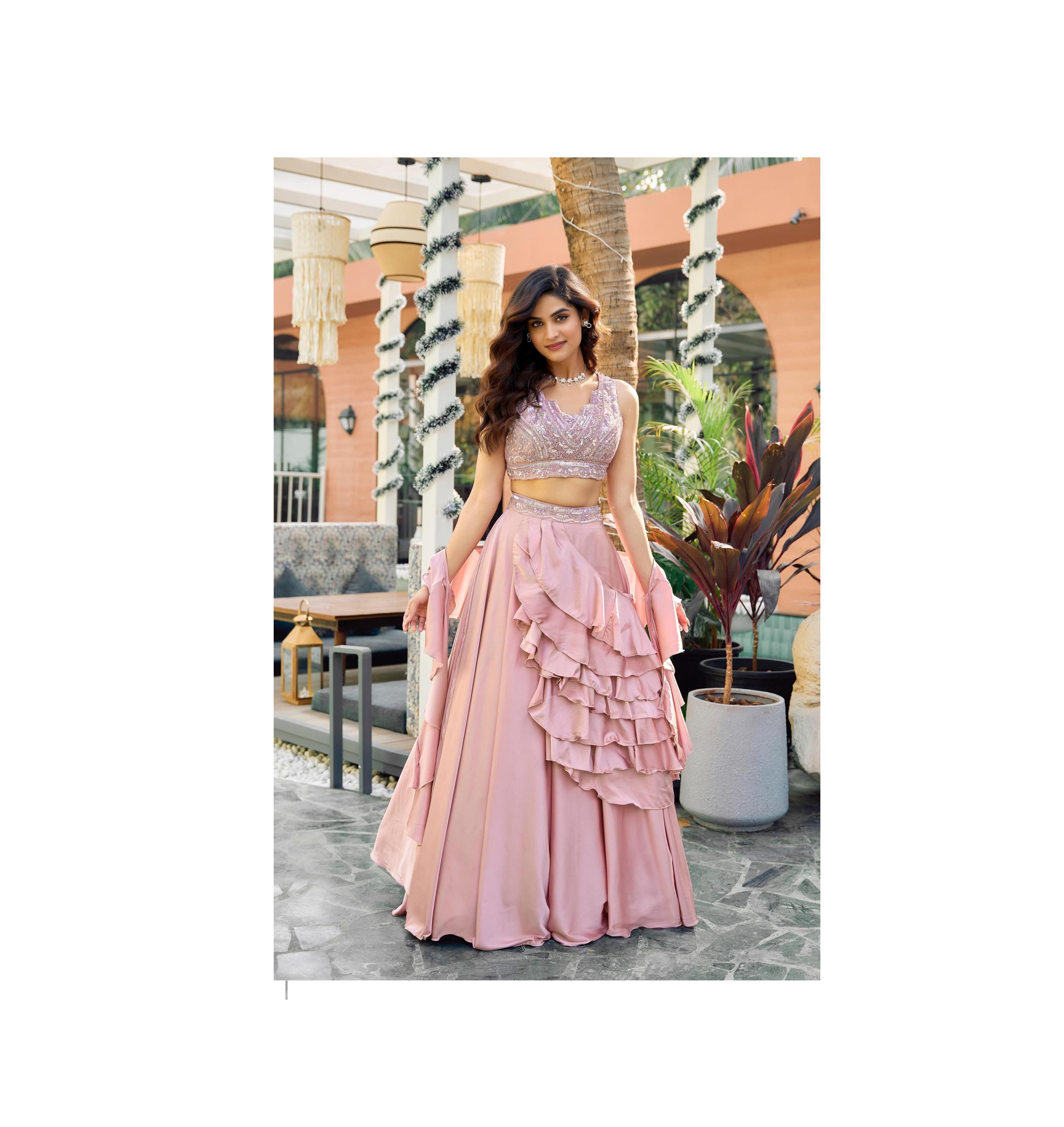 peach wedding dresses