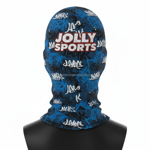 Pasamontañas de Punto para Mujer, Mezcla de Lana Acrílica Suave de Primera Calidad, 320 GSM, Color Gris con Parche Bordado, Logotipo Personalizado, Pasamontañas de Alta Calidad - Product Image 2