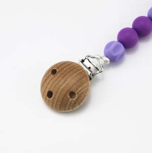 Juguetes Masticables de Silicona Libres de BPA de Fábrica al por Mayor 2026, Mordedor de Silicona para Bebés, Cuentas Redondas, Clip para Chupetes, Nuevo - Product Image 2