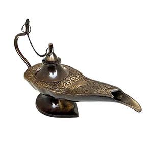 Venta superior, lámpara de Aladino, Metal, latón dorado, escultura decorativa para oficina, tamaño personalizado, decoración de Mesa para el hogar, decoración económica para el hogar - Product Image 4