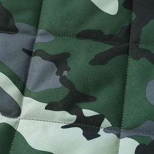 Chaqueta de béisbol informal para hombre, abrigo Bomber de camuflaje, cortavientos acolchado con estilo Hipster universitario de ajuste Regular para primavera y otoño - Product Image 2