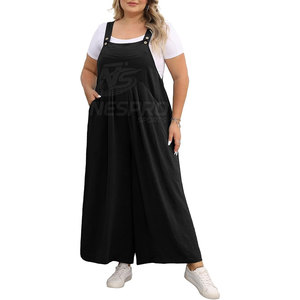 Solid Color Custom Design High Waist Knitted <b>Casual</b> <b>Women</b> <b>Jumpsuit</b> Best Selling Price High Quality Adult Size - Product Image 4