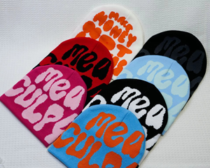 Gorro de cúpula de invierno de punto Jacquard personalizable OEM 2025, gorro sin puños colorido a granel con gorros de etiqueta privada - Product Image 3