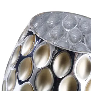 Vase de table en fer artisanal, design côtier moderne et élégant, pour intérieurs de réception élégants, grand vase à fleurs, vente en gros, Zahid - Product Image 3