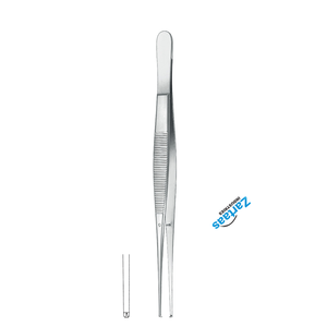 Fórceps de tejido Potts-Smith de acero inoxidable de alta calidad, recto, 1x2 dientes, 21cm/8,25 ", fabricante de instrumentos quirúrgicos - Product Image 3