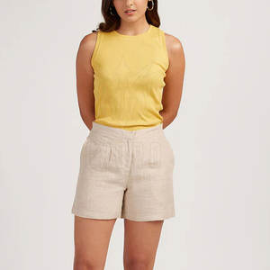 Camiseta sin mangas transpirable para mujeres adultas de etiqueta privada en venta al por mayor, camiseta sin mangas para mujeres de gimnasio más vendida - Product Image 2