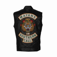 Gilet de motard en cuir véritable respirant de qualité supérieure pour hommes |   Gilet fait main pour l'équitation, le streetwear et la mode western