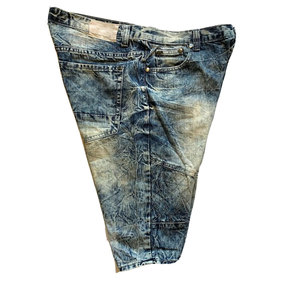 กางเกงขาสั้นผู้ชายขายดี น้ำหนักเบา ลายฟอกสี 100% ผ้าฝ้าย พิมพ์ลายดิจิทัล ดีไซน์ใหม่ ผลิตตามสั่ง สไตล์ลำลอง - Product Image 3