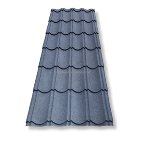 Tôle de toiture <span class=keywords><strong>en</strong></span> acier revêtue de pierre, design extra long pour une installation efficace, protection solide, tuile de <span class=keywords><strong>toit</strong></span> longue et résistante - Product Image 1