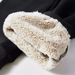 Nouveau 2025 automne hiver hommes ensembles hommes mode Plus polaire épaissie chaud à capuche vêtements de sport service OEM logo personnalisé conception personnalisée - Product Image 6