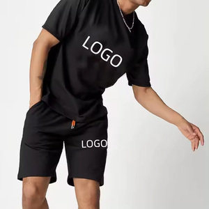 Wholesale Summer New <b>Men</b> Casual <b>Shorts</b> <b>Sets</b> <b>Short</b> Sleeve <b>T</b> <b>Shirt</b> <b>Shorts</b> Solid Tracksuit <b>Set</b> <b>Men's</b> Brand Clothing 2 Piece <b>Set</b> - Product Image 3