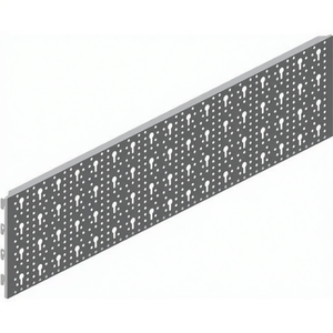 ELEMENT SYSTEM White Steel Perforated Sheet 800mm Length 200mm Width <b>Storage</b> Shelves & <b>Units</b> Accessory - Product Image 3