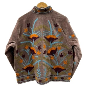 Velvet Suzani Embroidered Short <b>Jacket</b> Handmade Uzbek Spring Coat Vintage Coat <b>Christmas</b> Gift For Women Trendy Festival Clothing - Product Image 1