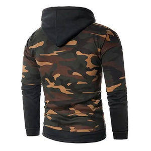 Sudaderas con capucha de color sólido para hombre 100% algodón impermeable transpirable secado rápido diseño personalizado invierno Top Ajuste de gran tamaño - Product Image 2