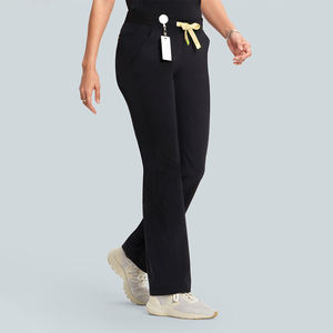 ชุดยูนิฟอร์มพยาบาลสีดำสำหรับสตรีผ้าสครับ - Product Image 3