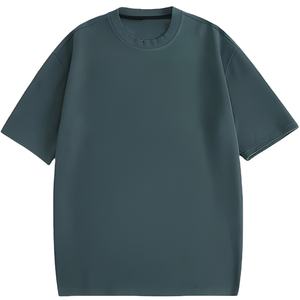 Camiseta Deportiva Oversize de Algodón Orgánico, Ecológica, Transpirable, Ligera, de Secado Rápido, Personalizable por Delante, para Gimnasio y Fitness - Product Image 1