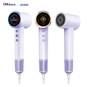 ไดร์เป่าผม EFA D78PM คุณภาพสูง ความเร็วสูง ปล่อยประจุลบ 1600W สำหรับมืออาชีพ พร้อมดิฟฟิวเซอร์ เสียงเบา หน้าจอ LCD 6 โหมด <span class=keywords><strong>UI</strong></span> - Product Image 1