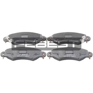 Set di pastiglie freno anteriori FEBEST (0701-WRF) - Product Image 1